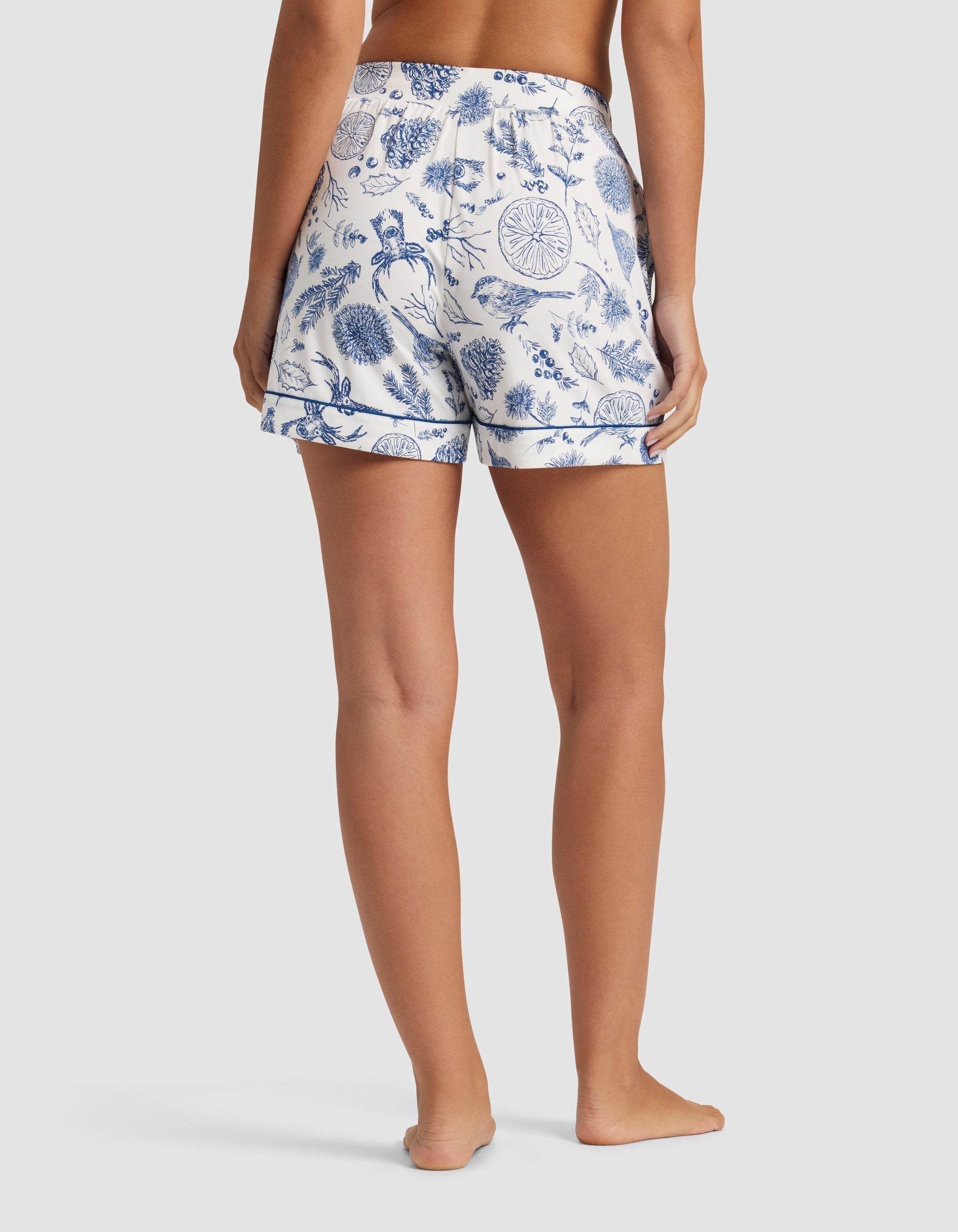 Women's Bamboo Stretch-Knit Short Sleeve Pajama Set
