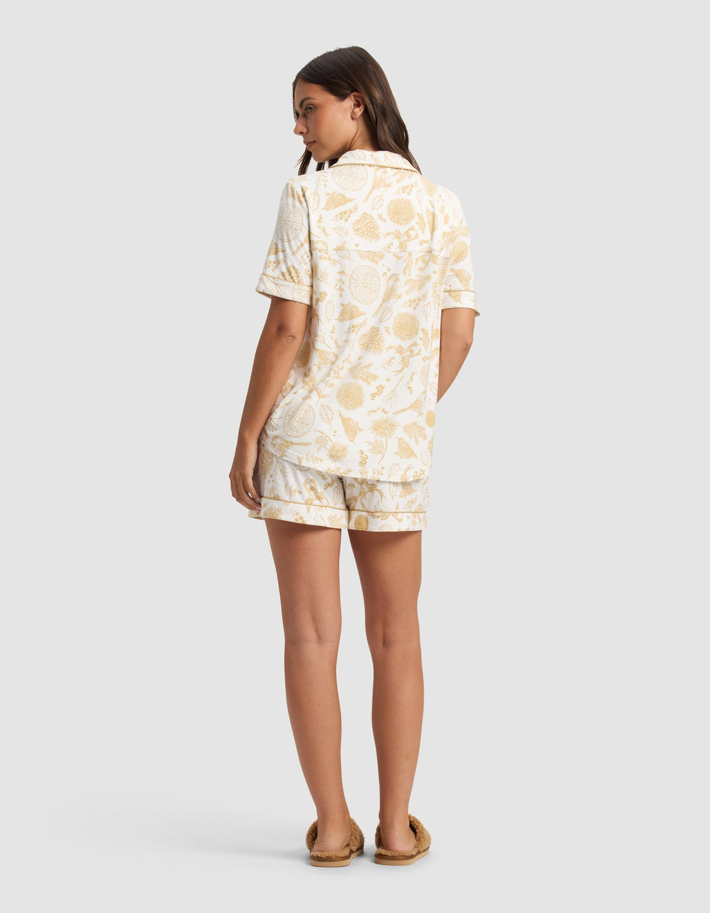 Women's Bamboo Stretch-Knit Short Sleeve Pajama Set