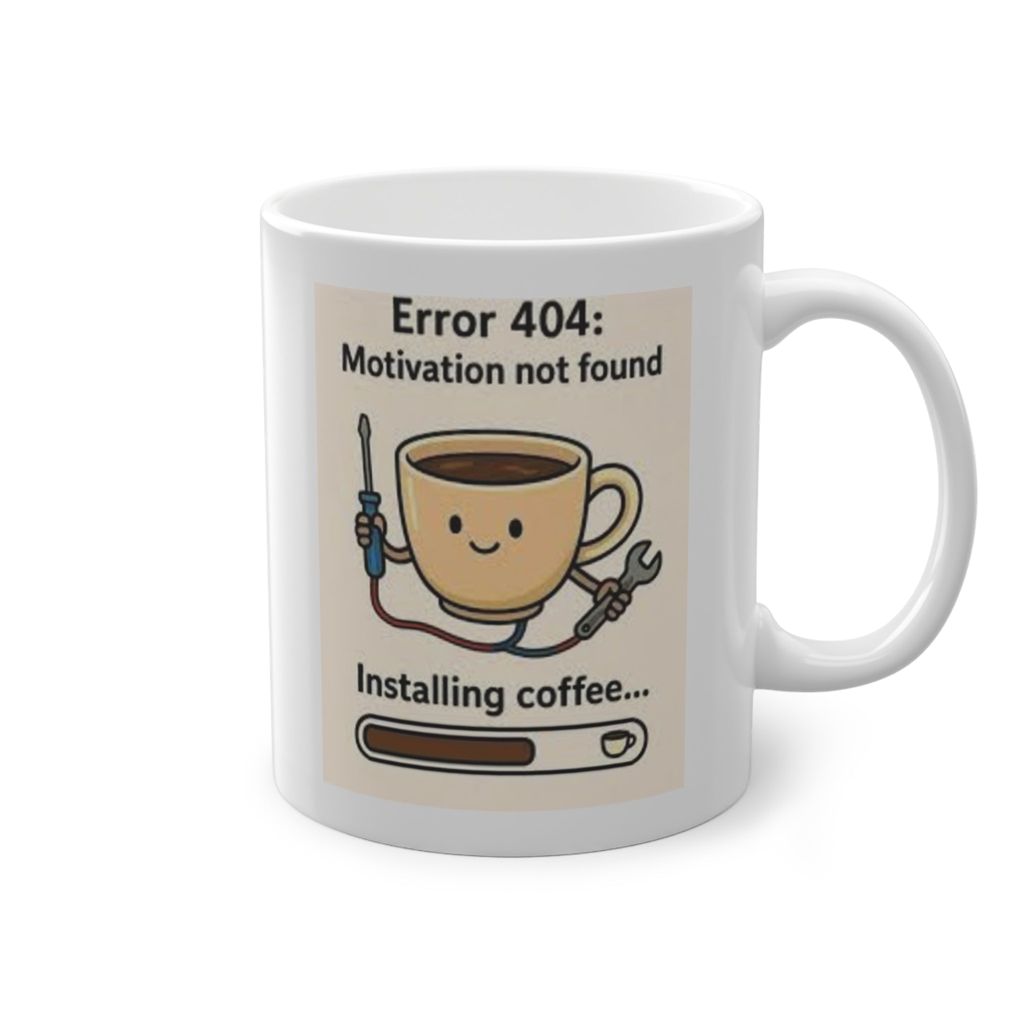 'Motivation not found' Mug